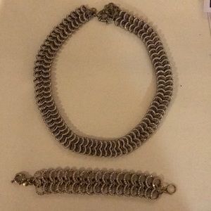 J Crew matching neckless and bracelets